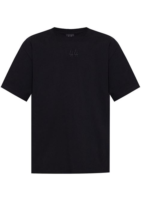 Black graphic-print T-shirt 44 label group - men